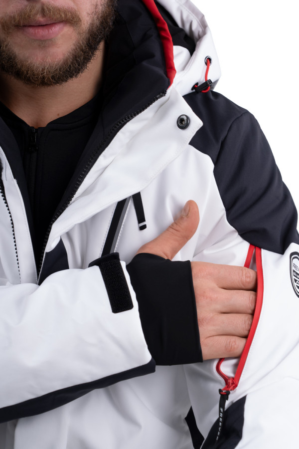 Men's ski jacket Freever NF 21643 white, Фото №3- freever.ua