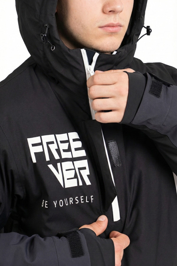 Teenager-Skianzug Freever NF 21644 schwarz, Фото №3- freever.ua