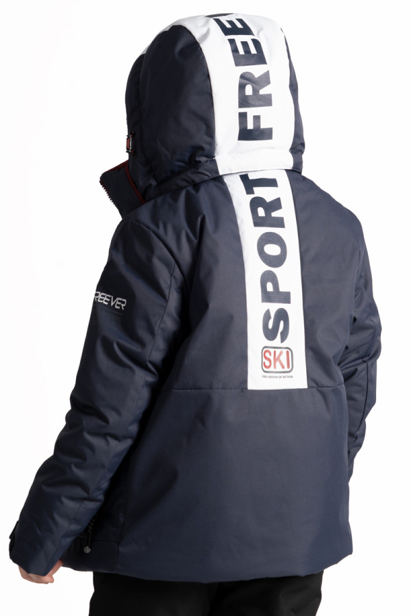 Freever NF 21645 blue children's ski jacket, Фото №7- freever.ua