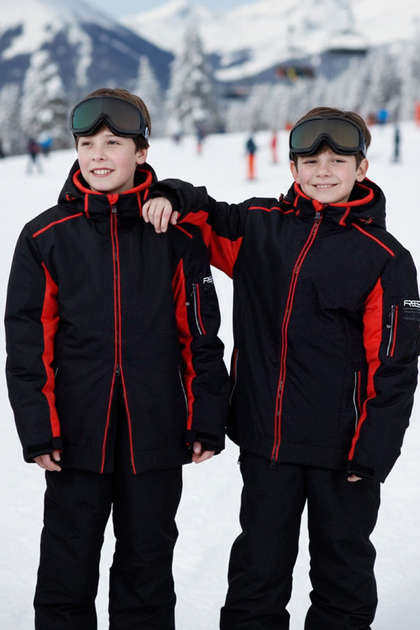 Freever NF 21645 red children's ski jacket