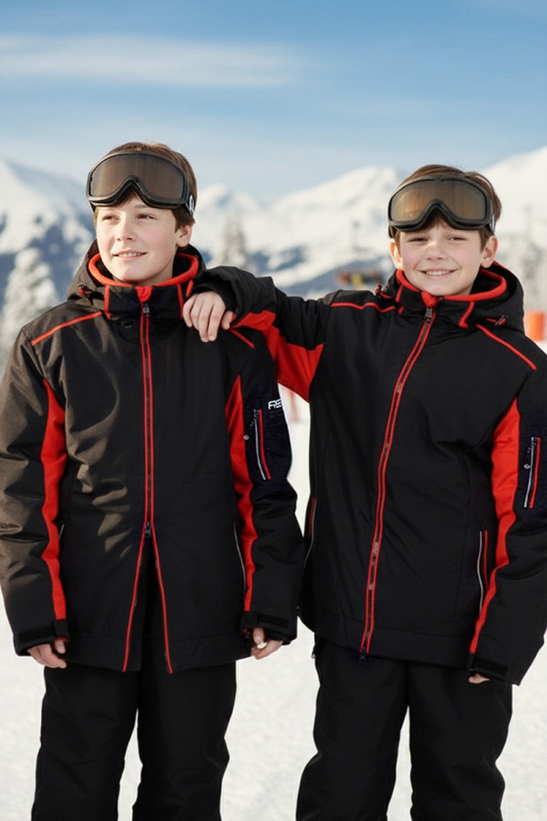 Freever NF 21645 red children's ski jacket