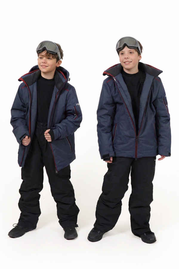 Kinder-Skijacke Freever NF 21645 blau, Фото №2- freever.ua