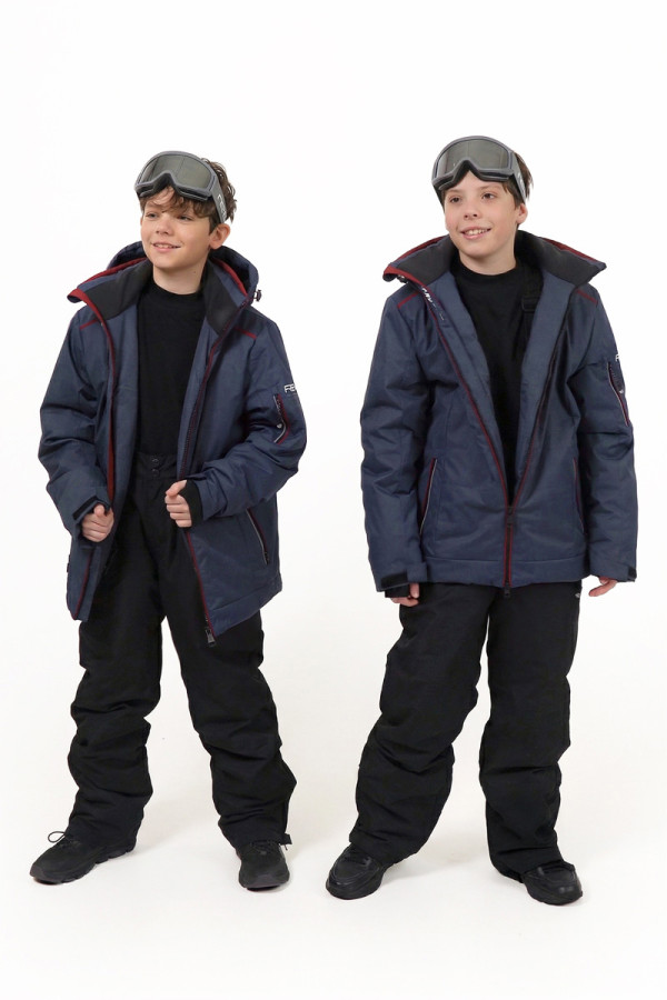 Freever NF 21645 blue children's ski jacket, Фото №2- freever.ua