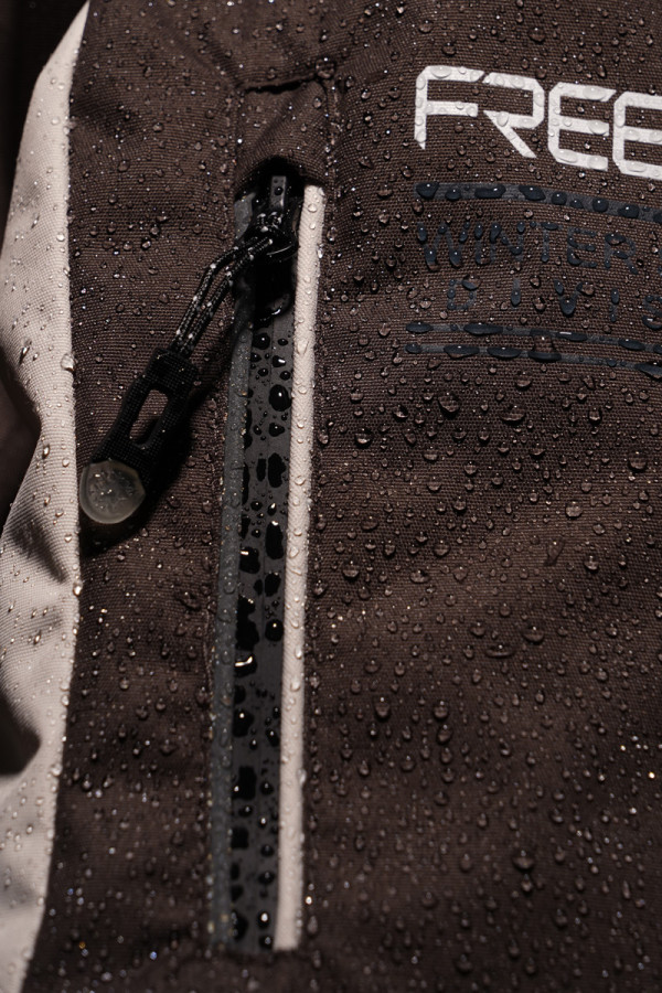 Kinder-Skijacke Freever NF 21646 schokoladenbraun, Фото №3- freever.ua