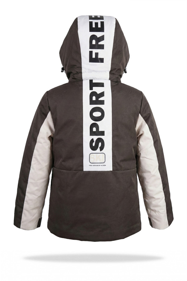 Kinder-Skijacke Freever NF 21646 schokoladenbraun, Фото №5- freever.ua