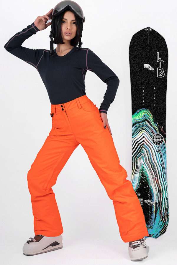 Women's ski pants Freever WF 21653 orange