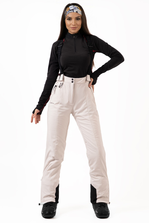 Women's ski pants Freever NF 21655 beige
