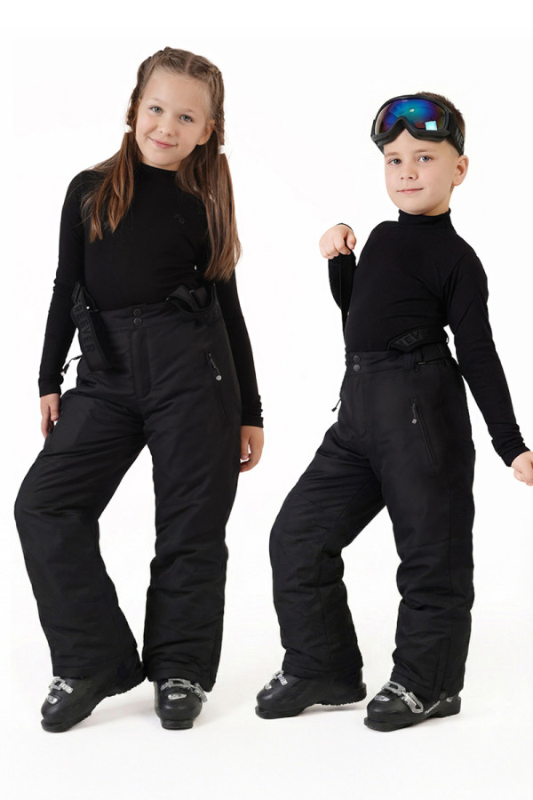 Freever NF 21699 black children's ski pants, Фото №4- freever.ua