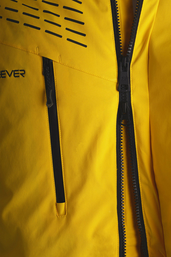 Men's ski jacket Freever WF 21681 yellow, Фото №6- freever.ua