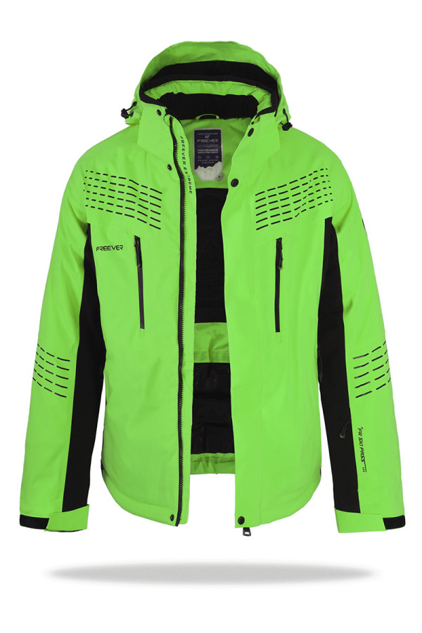Men's ski jacket Freever WF 21681 light green, Фото №2- freever.ua