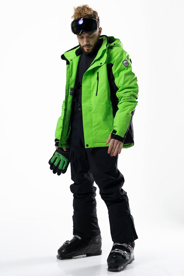 Men's ski jacket Freever WF 21681 light green, Фото №3- freever.ua