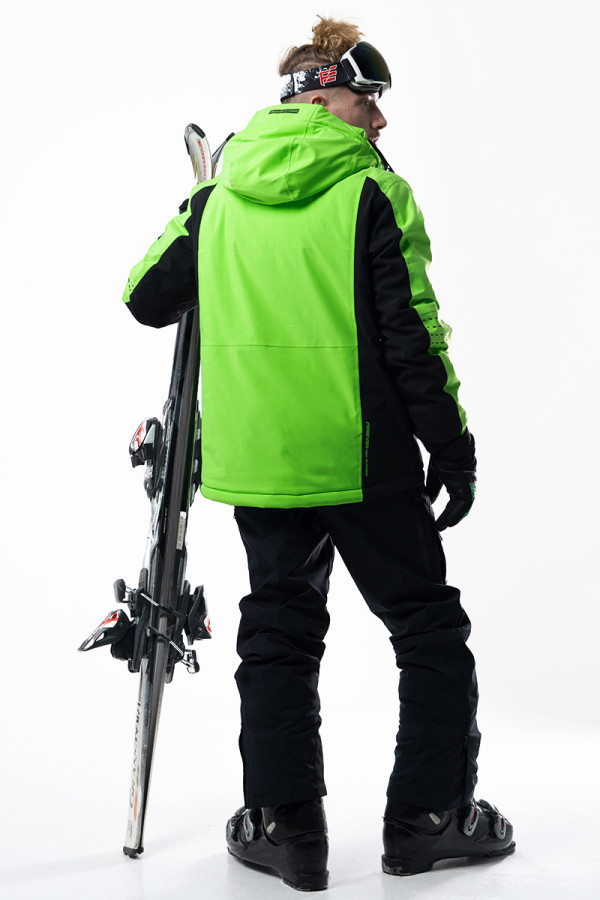 Men's ski jacket Freever WF 21681 light green, Фото №7- freever.ua