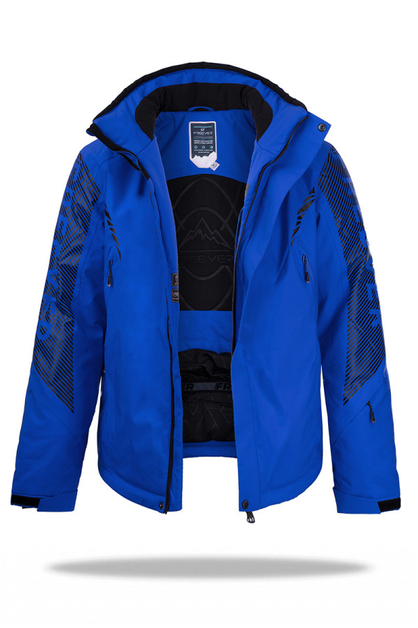 Men's ski jacket Freever WF 21685 blue