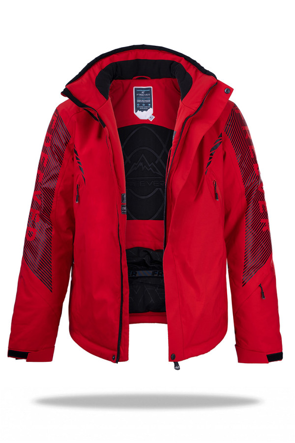 Men's ski jacket Freever WF 21685 red