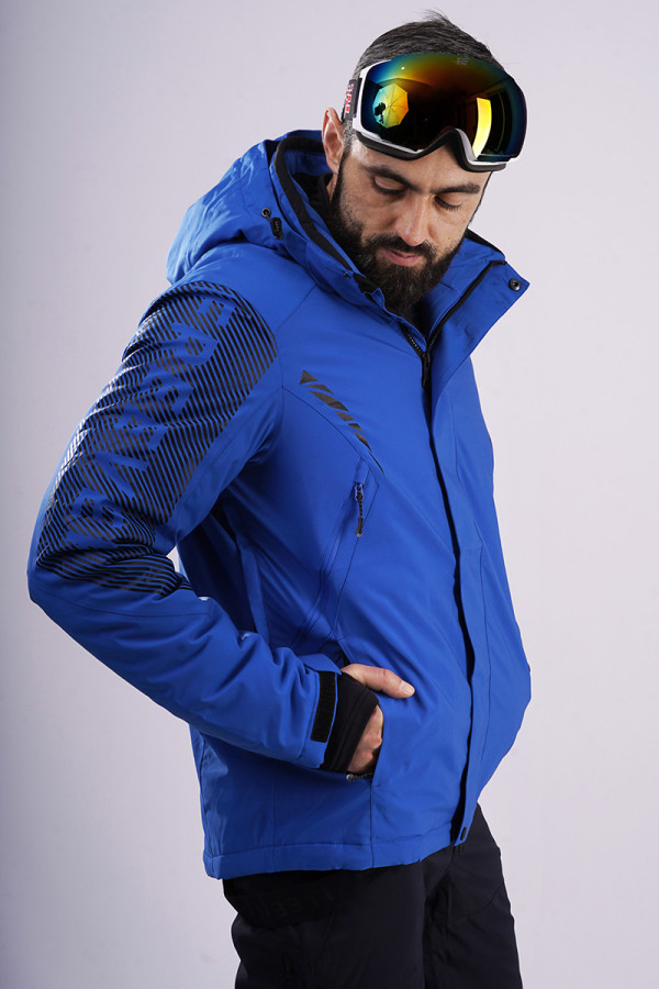 Men's ski jacket Freever WF 21685 blue, Фото №5- freever.ua