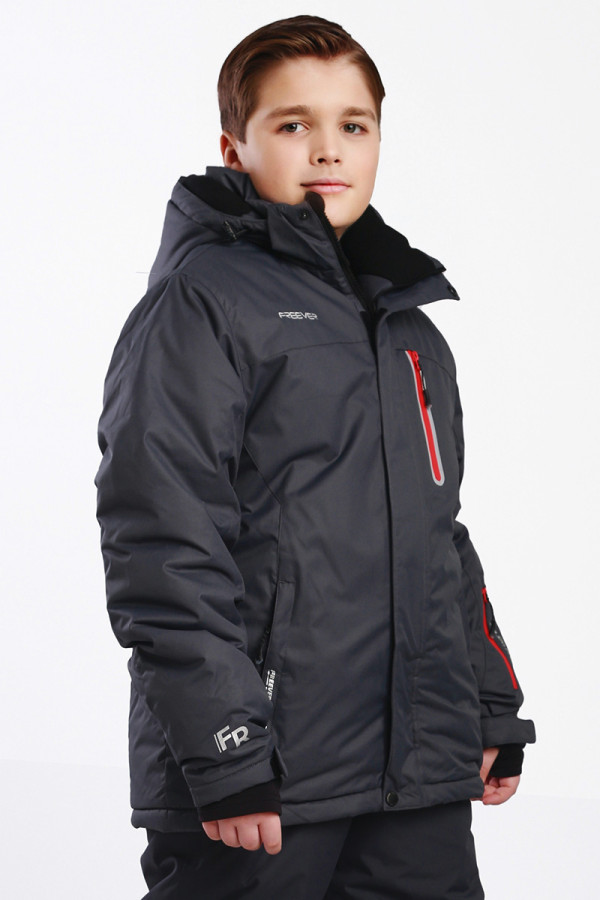 Ski jacket for children Freever AF 21688 gray, Фото №5- freever.ua