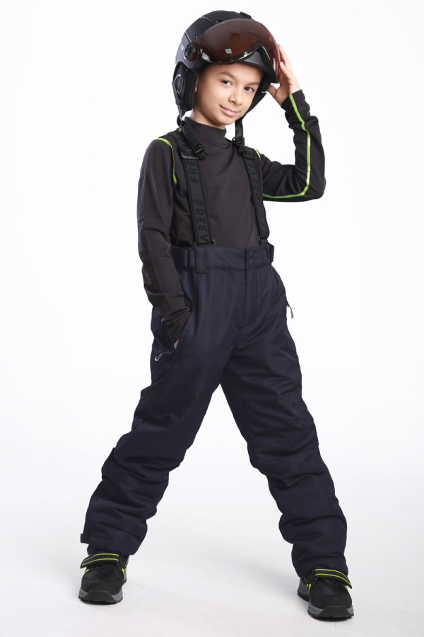 Children's ski pants Freever SF 21691 dark gray, Фото №2- freever.ua