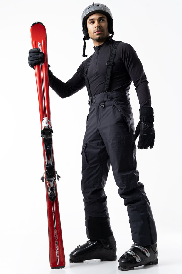 Men's ski pants Freever WF 21692 gray