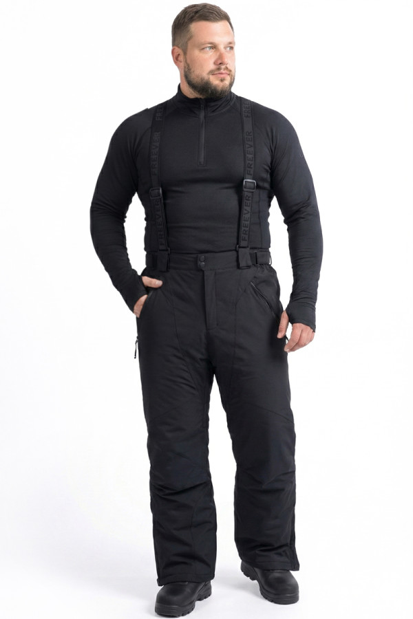 Men's Freever NF 21696 ski pants (batallion) black, Фото №2- freever.ua