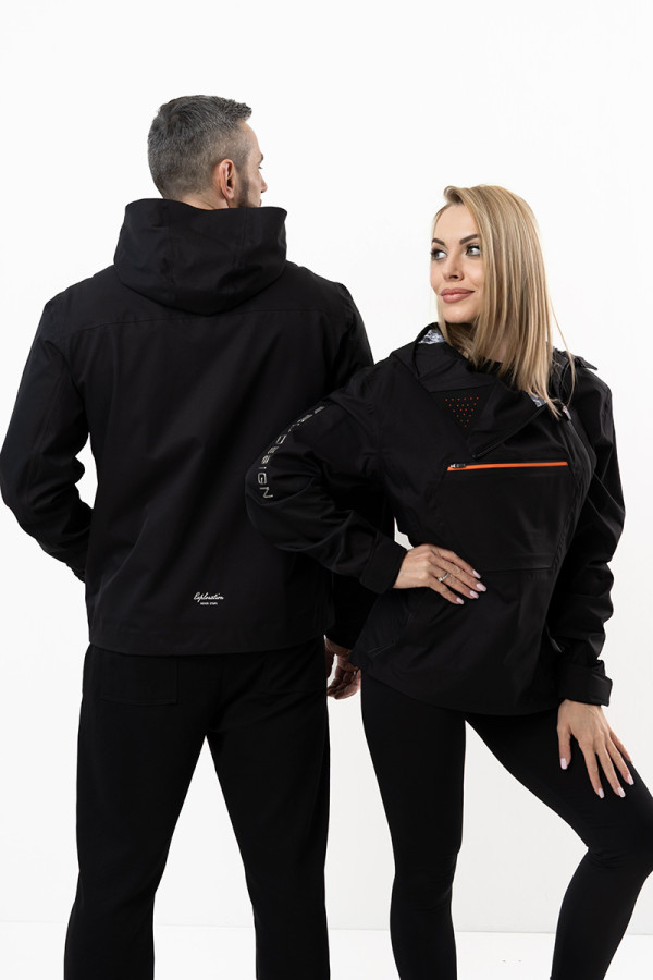 Men's windbreaker Freever AF 21706 black, Фото №2- freever.ua