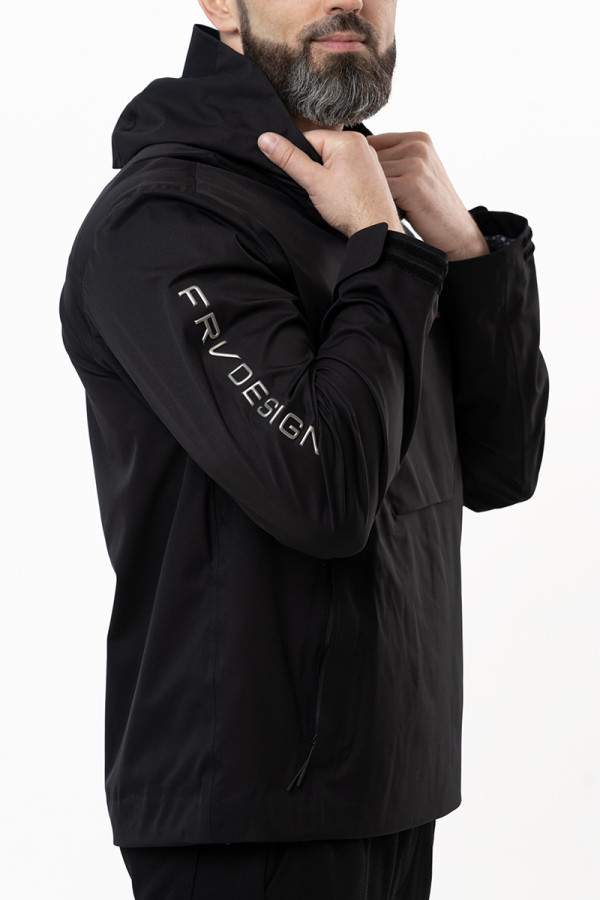 Men's windbreaker Freever AF 21706 black, Фото №5- freever.ua