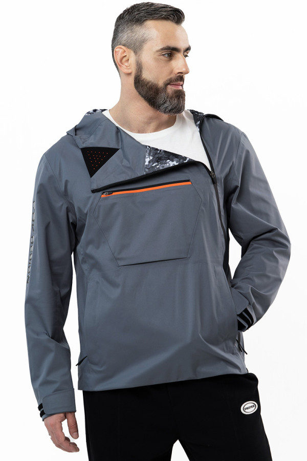 Men's windbreaker Freever AF 21706 gray, Фото №5- freever.ua