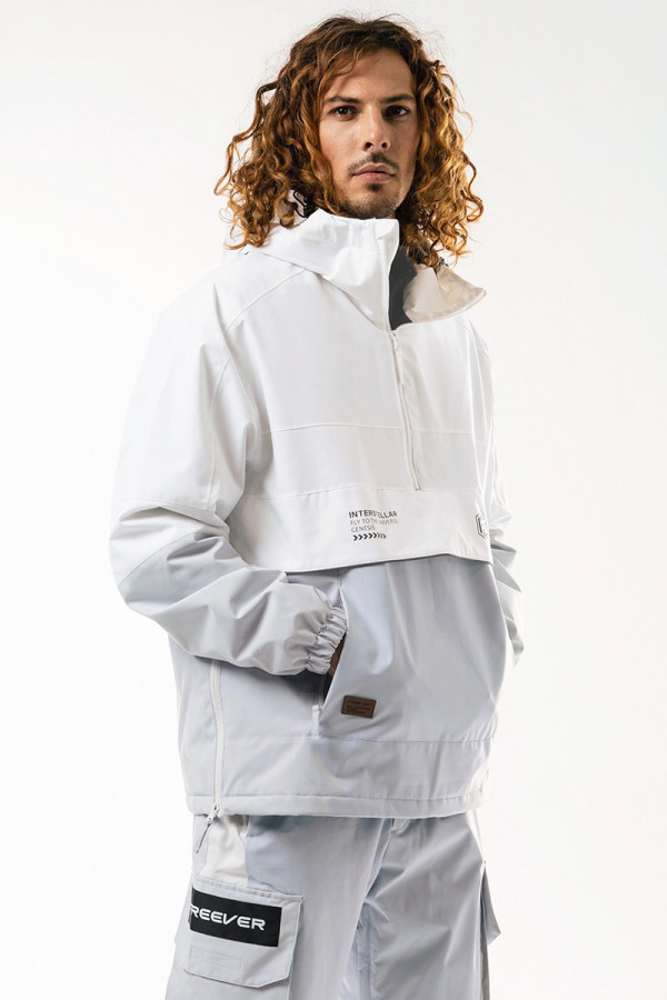 Men's anorak jacket Freever AF 21707 white, Фото №2- freever.ua