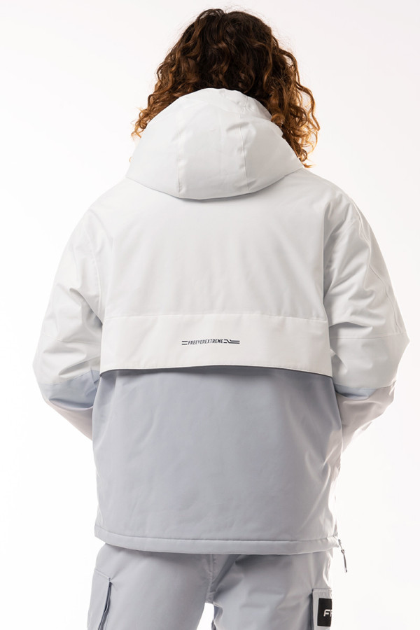 Men's anorak jacket Freever AF 21707 white, Фото №5- freever.ua