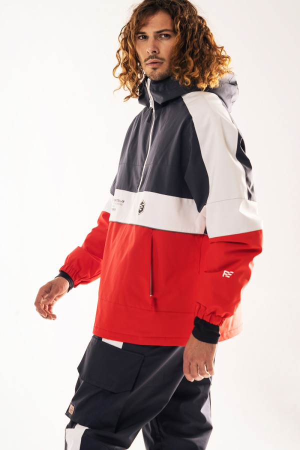 Men's anorak jacket Freever AF 21707 red, Фото №3- freever.ua