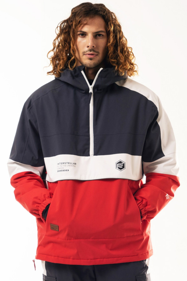 Men's anorak jacket Freever AF 21707 red