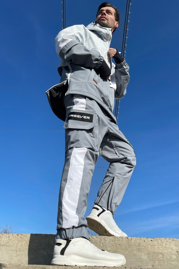 Men's jogger pants Freever AF 21709 gray, Фото №2- freever.ua