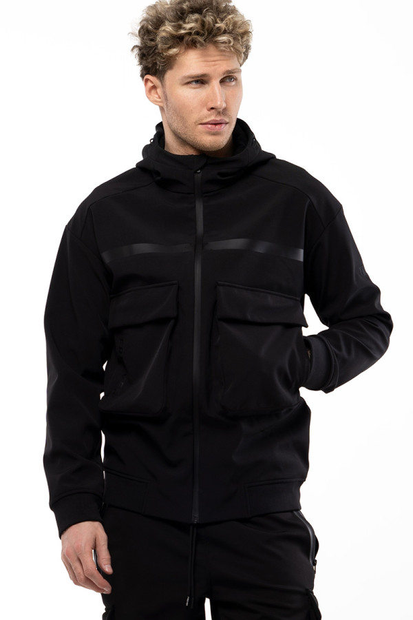 Windstopper jacket for men Freever AF 21723 black, Фото №2- freever.ua
