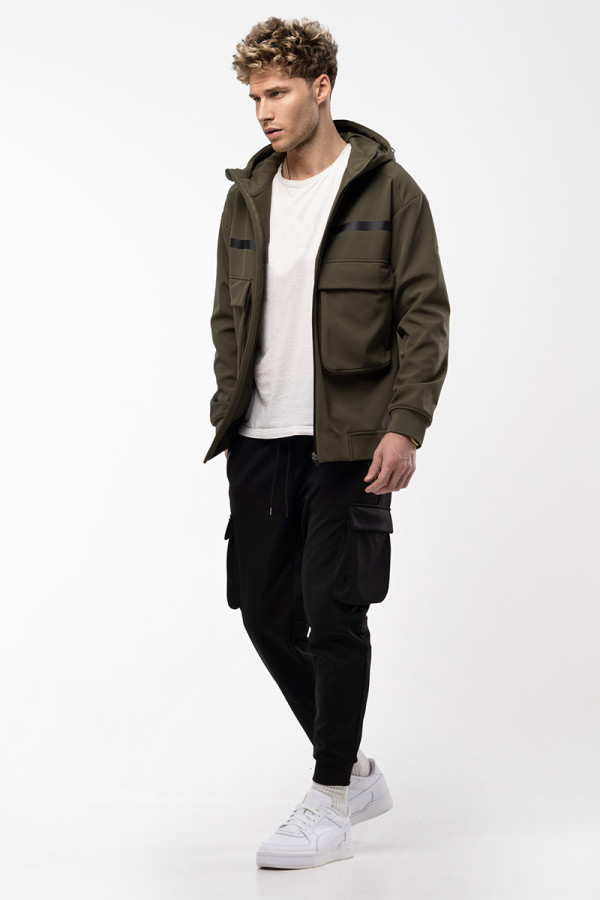 Windstopper jacket men's Freever AF 21723 khaki, Фото №5- freever.ua