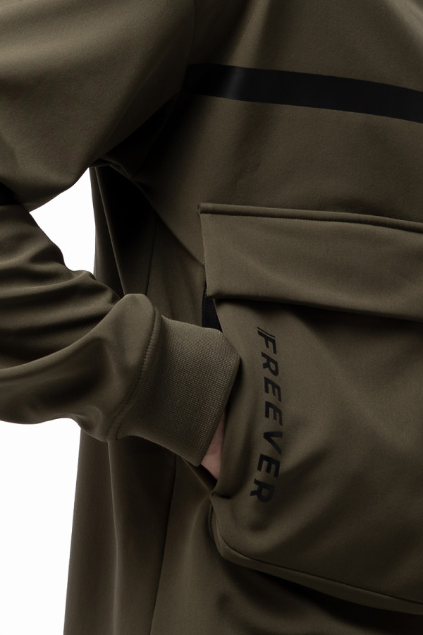 Windstopper jacket men's Freever AF 21723 khaki, Фото №8- freever.ua