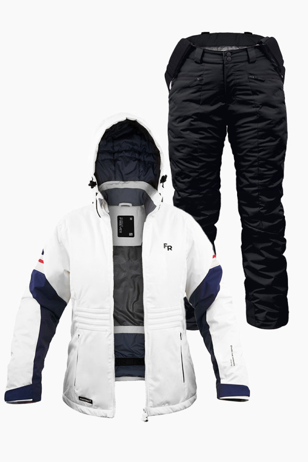 Women's ski suit FREEVER 21762-7608 white