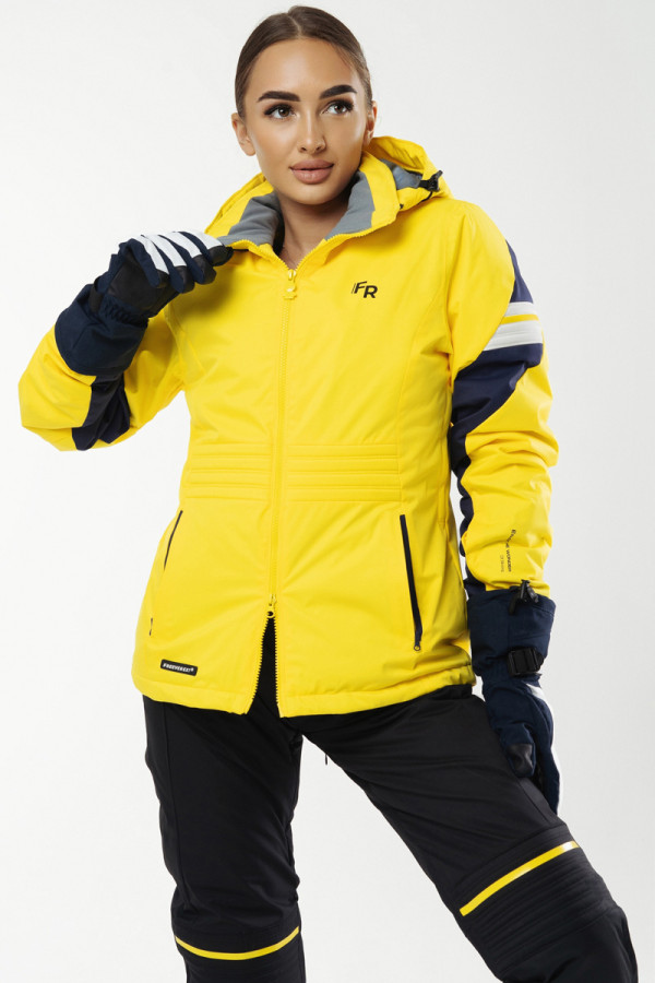 Women's ski suit FREEVER 21762-7607 yellow, Фото №2- freever.ua