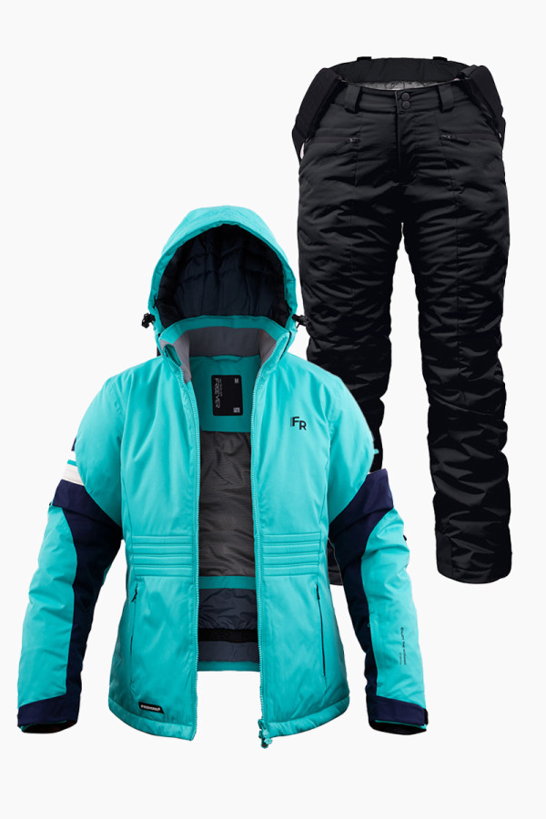 Women's ski suit FREEVER 21762-7608 turquoise