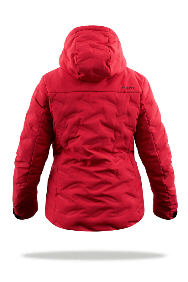 Women's ski jacket Freever AF 21764 red, Фото №8- freever.ua