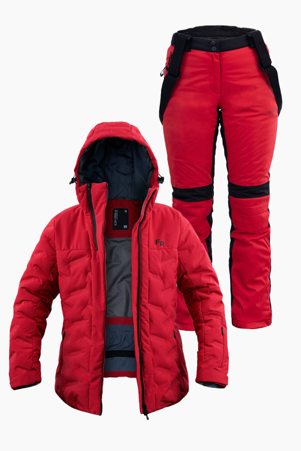 Women's ski suit FREEVER 21764-7603 red