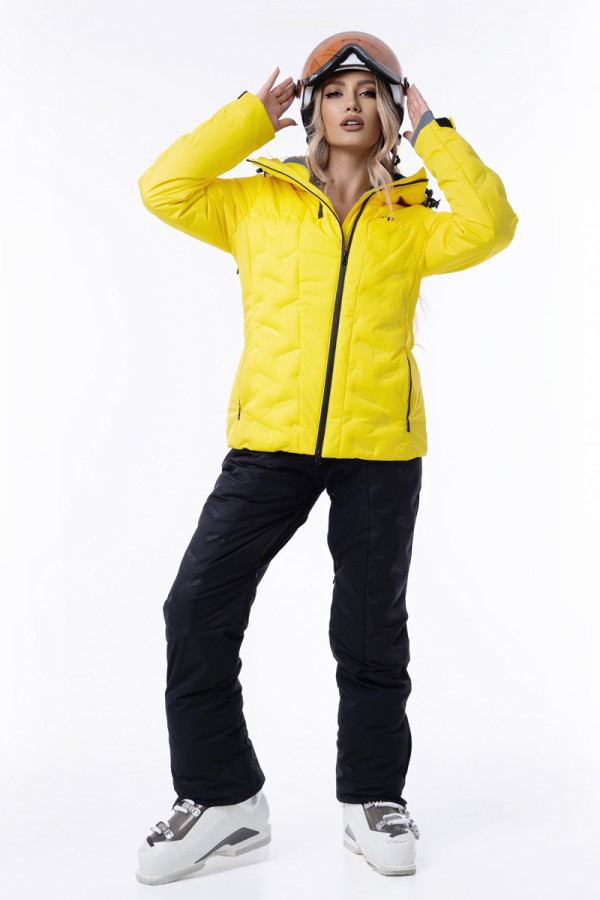 Women's ski suit FREEVER 21764-7608 yellow