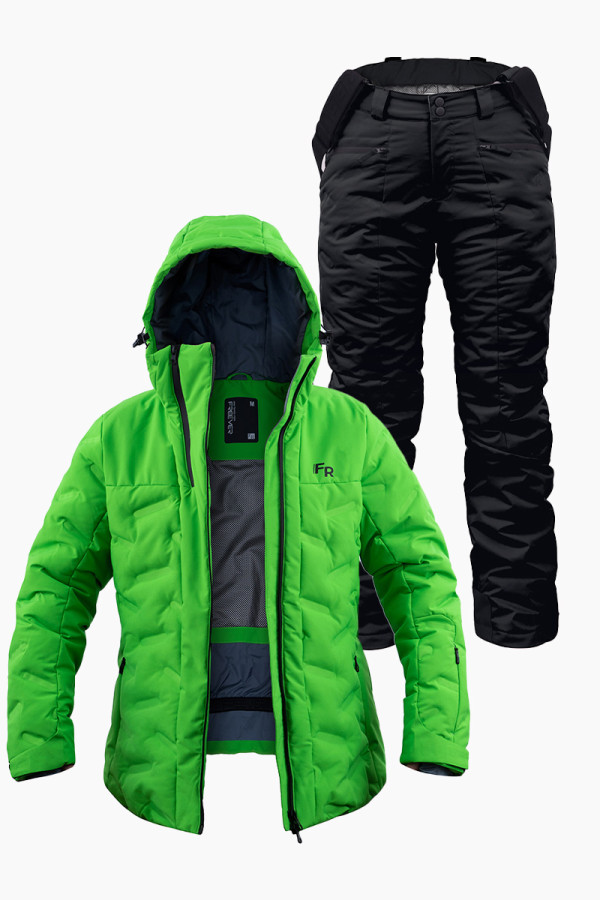 Women's ski suit FREEVER 21764-7608 green