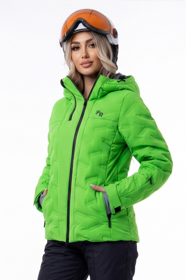 Women's ski jacket Freever AF 21764 green, Фото №3- freever.ua