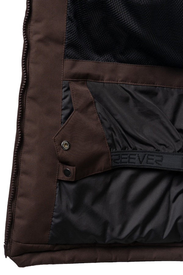 Women's ski jacket Freever AF 21767 brown, Фото №8- freever.ua