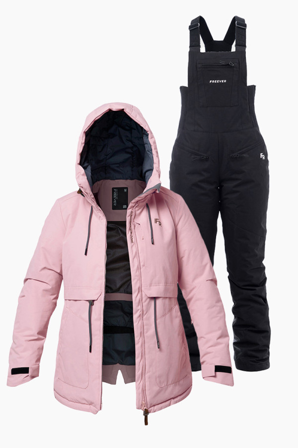 Women's ski suit FREEVER 21767-7901 pink