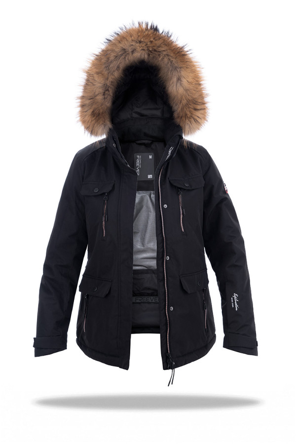Women's ski jacket Freever AF 21768 black