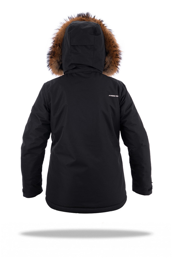 Women's ski jacket Freever AF 21768 black, Фото №3- freever.ua