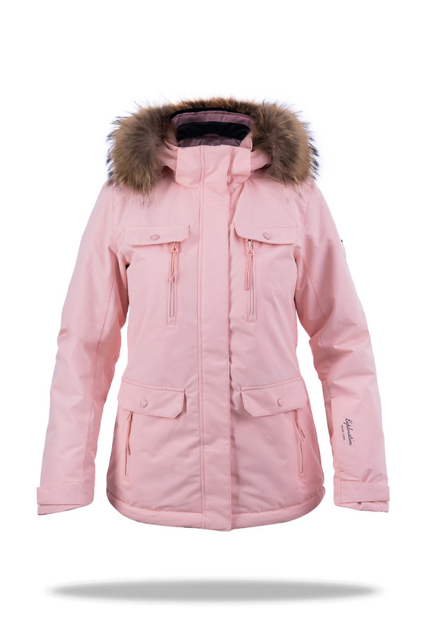 Women's ski jacket Freever AF 21768 pink