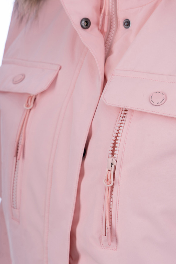 Women's ski jacket Freever AF 21768 pink, Фото №5- freever.ua