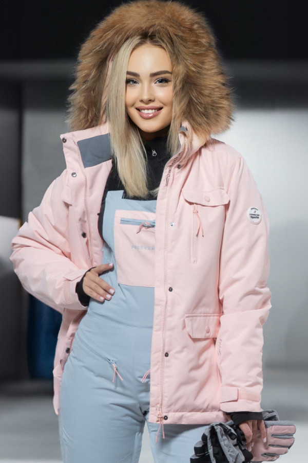 Women's ski jacket Freever AF 21768 pink, Фото №2- freever.ua