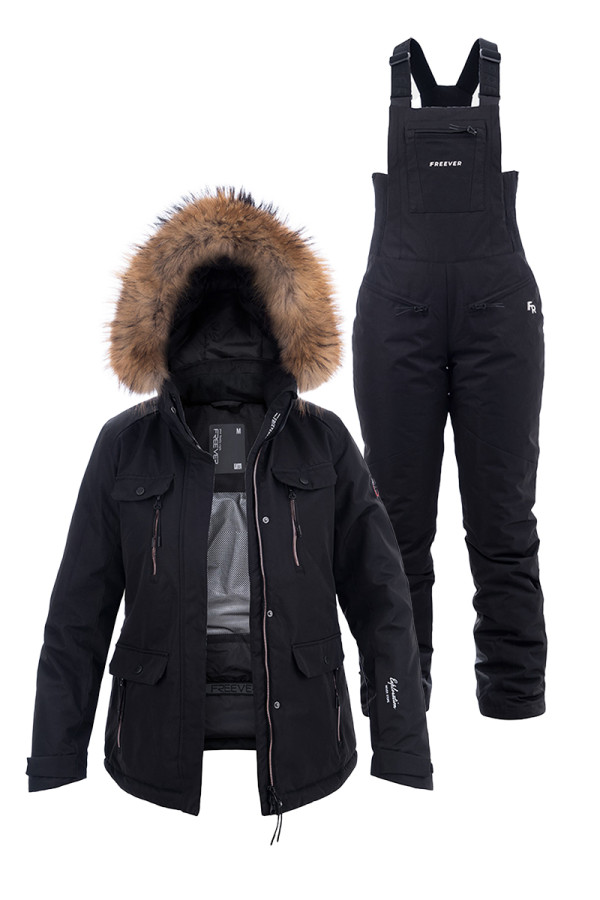 Women's ski suit FREEVER 21768-7901 black